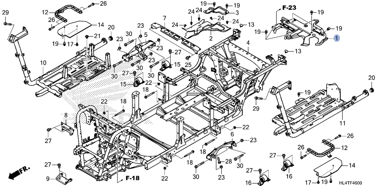 Honda OEM part 18328-HL4-B70