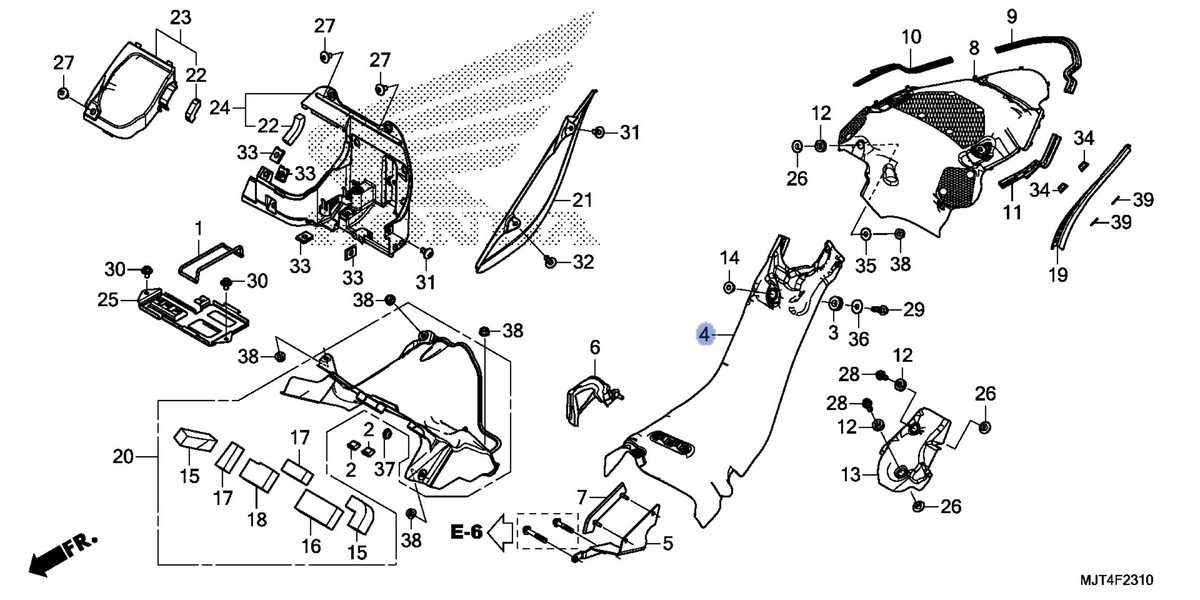 Honda OEM part 18330-MJT-E00