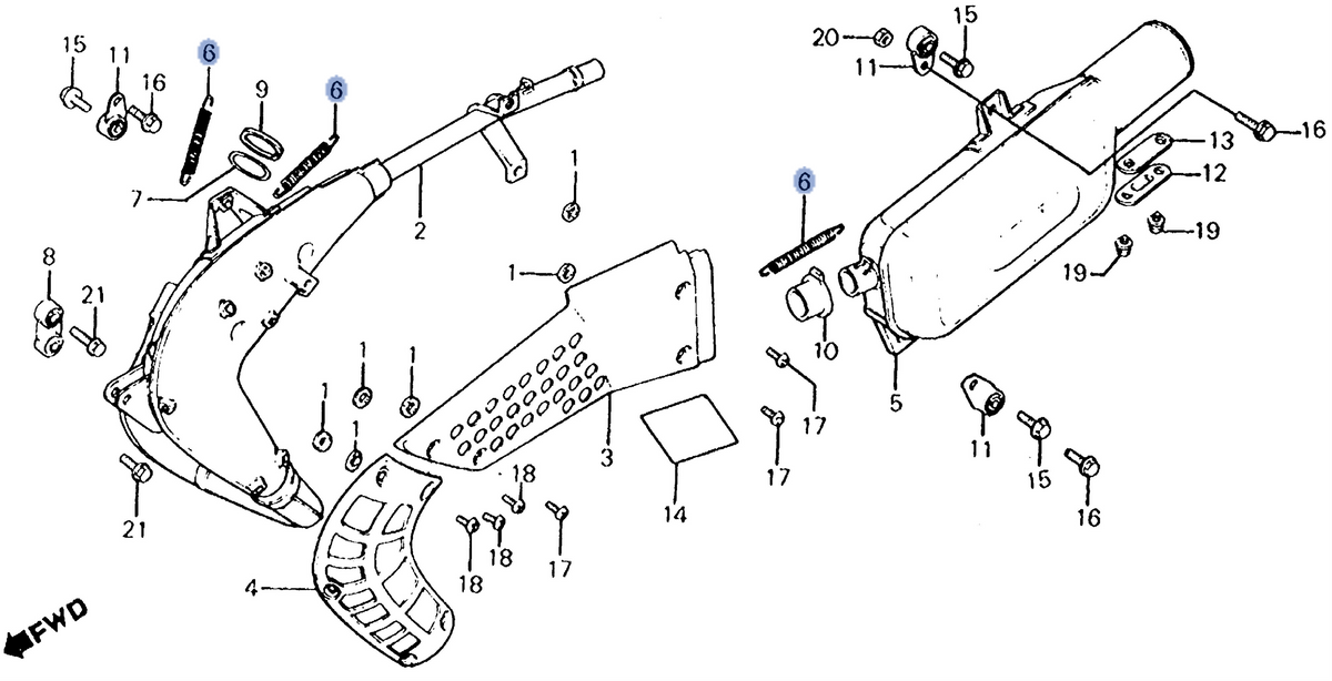 Honda OEM part 18332-430-700