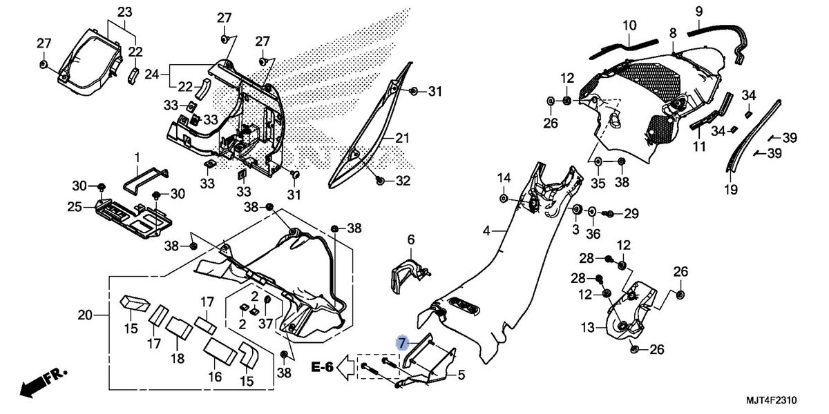 Honda OEM part 18333-MJT-E00