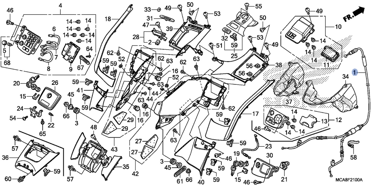 Honda OEM part 18337-MCA-S40