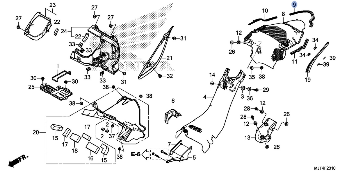 Honda OEM part 18342-MJT-E00