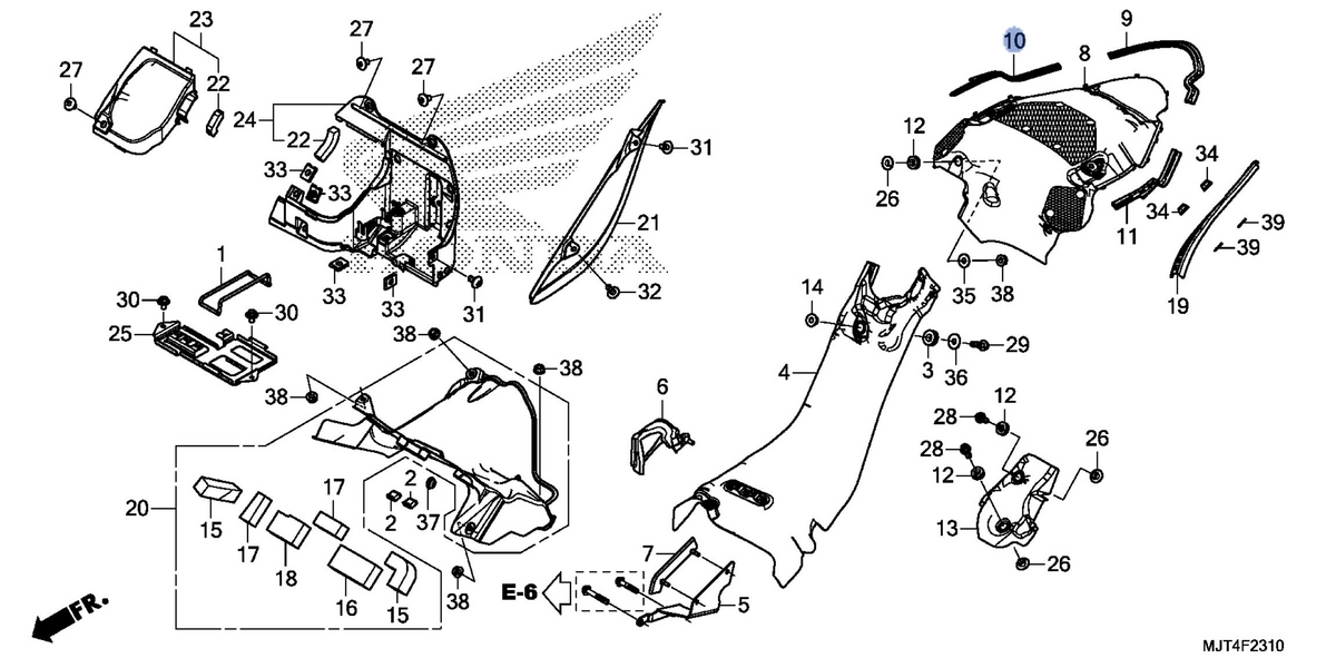 Honda OEM part 18343-MJT-E00