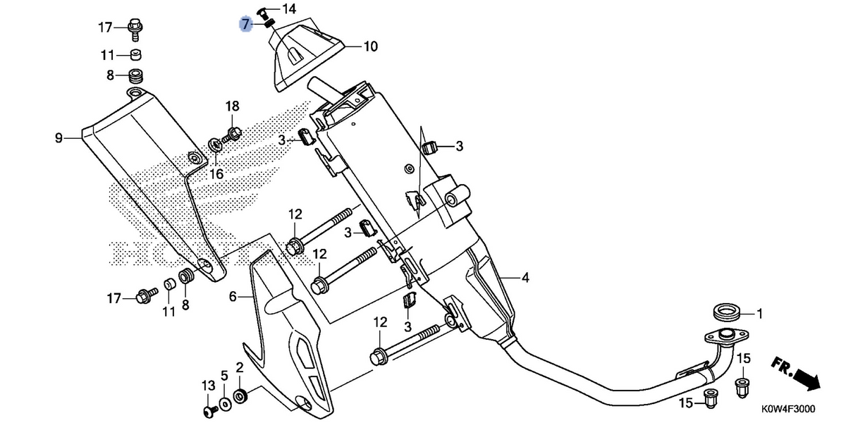 Honda OEM part 18345-K15-920