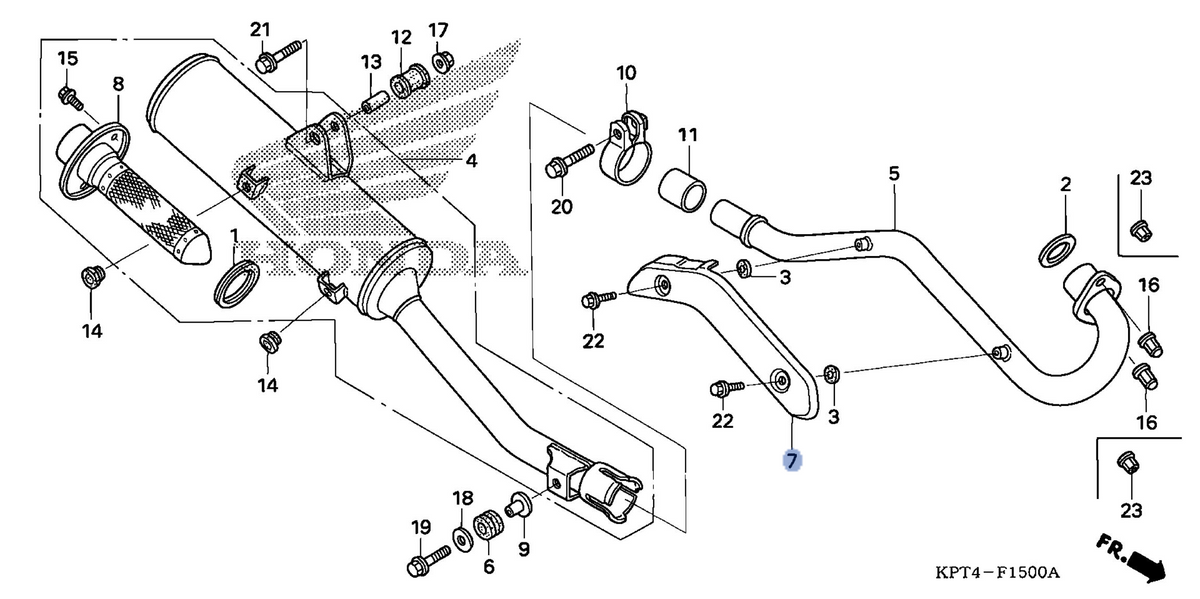 Honda OEM part 18345-KPT-A00ZA