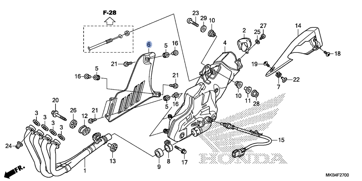 Honda OEM part 18350-MFL-D20