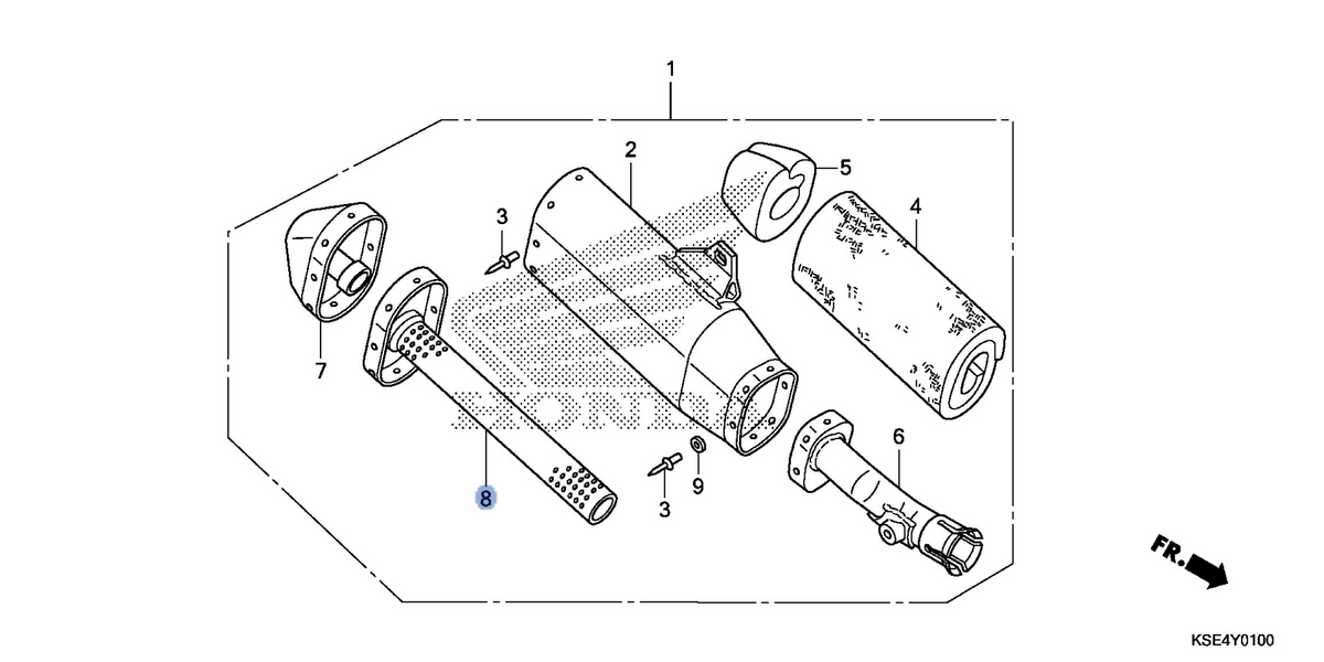 Honda OEM part 18352-KSE-E30