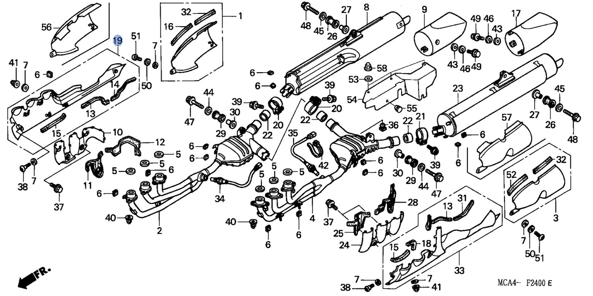 Honda OEM part 18355-MCA-A20ZA