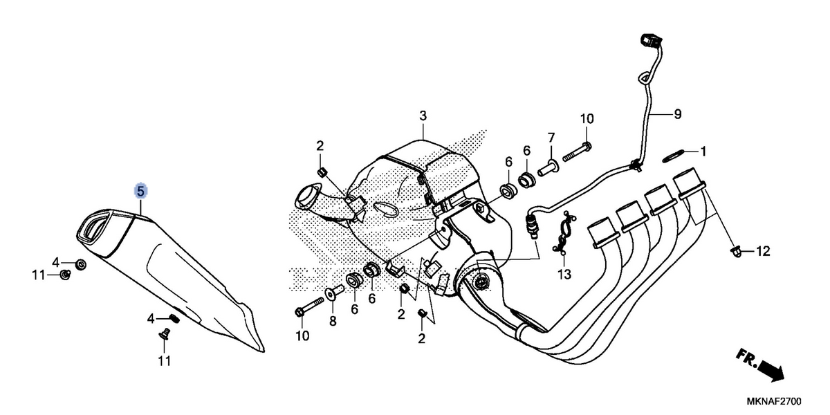 Honda OEM part 18355-MKN-D50