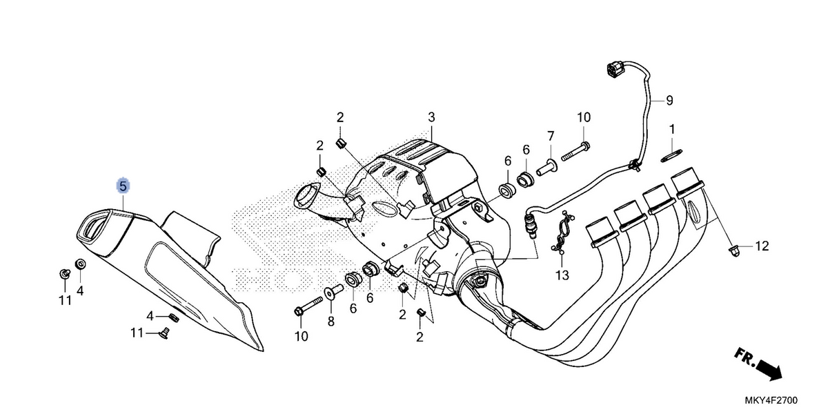 Honda OEM part 18355-MKY-D50
