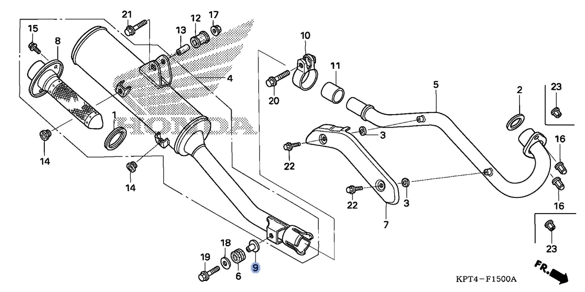 Honda OEM part 18356-KAE-000