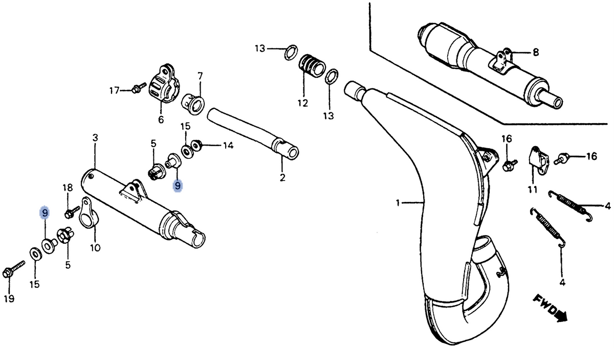 Honda OEM part 18357-KA4-710