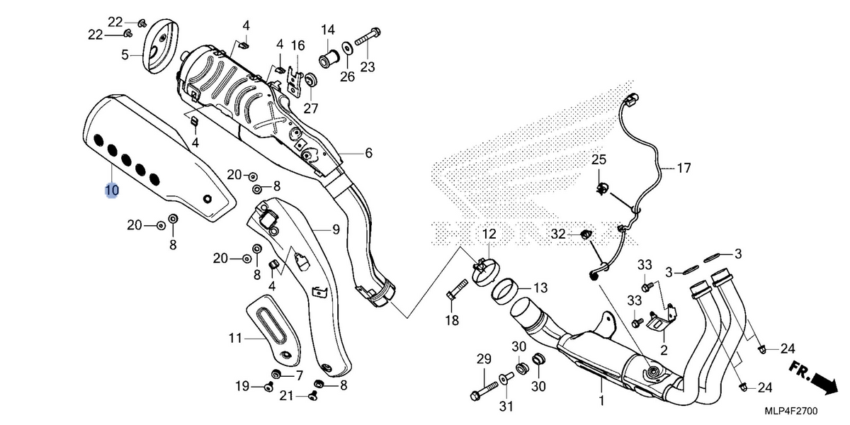 Honda OEM part 18360-K3S-JA0