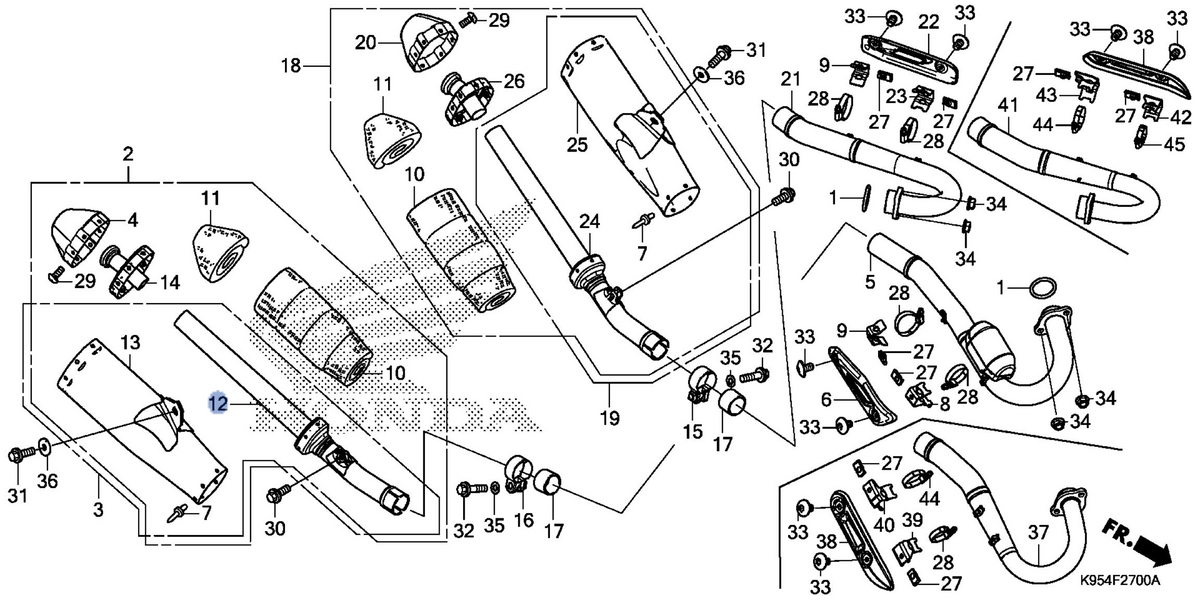 Honda OEM part 18360-K95-A60