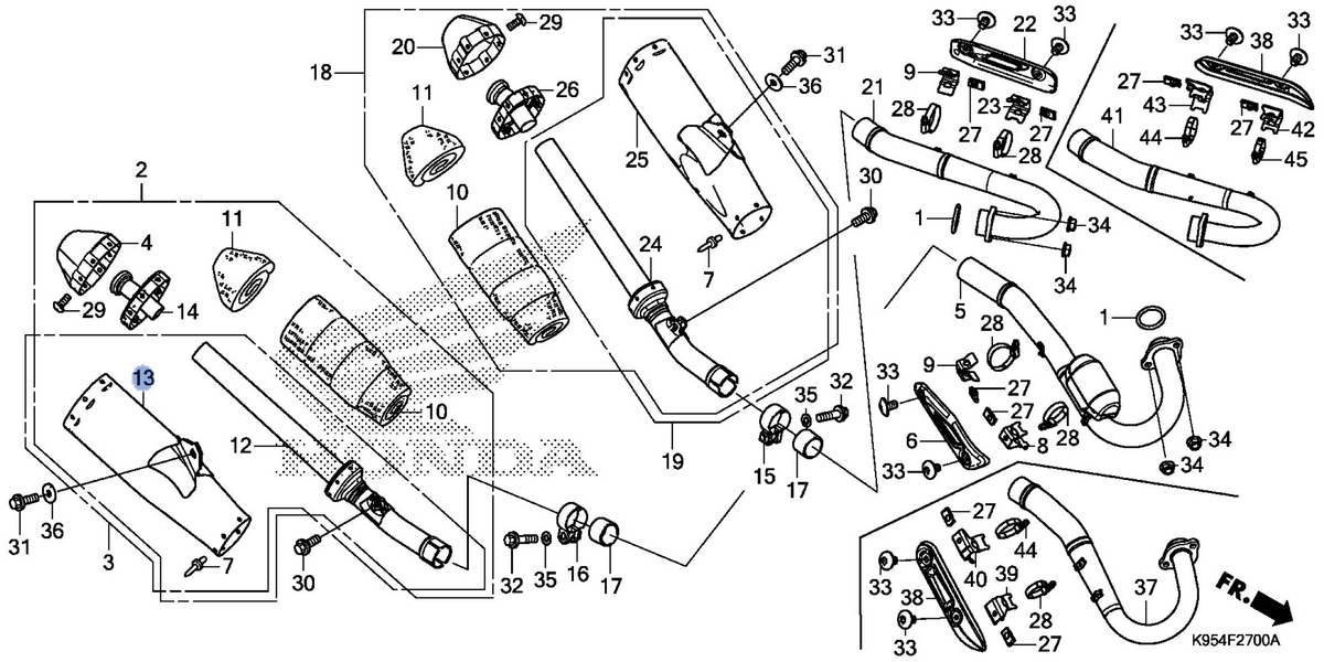 Honda OEM part 18361-K95-A20