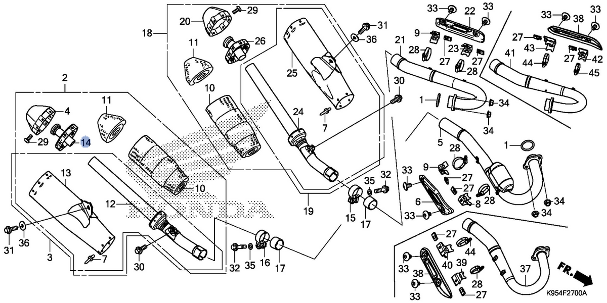 Honda OEM part 18362-K95-A20