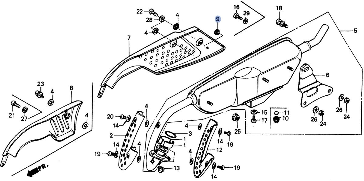 Honda OEM part 18366-GW8-670