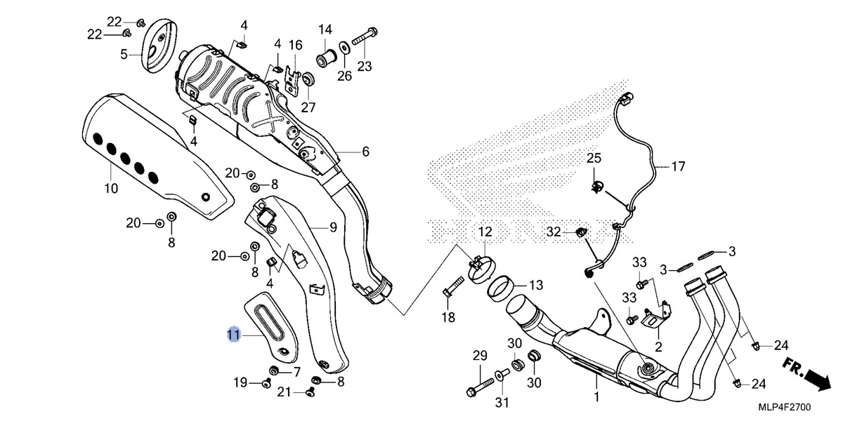 Honda OEM part 18370-K3S-JA0