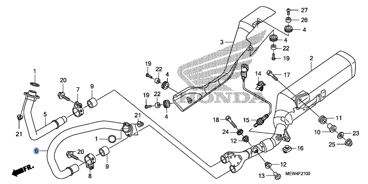 Honda OEM part 18370-MEW-920