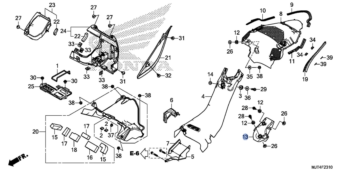 Honda OEM part 18370-MJT-E00