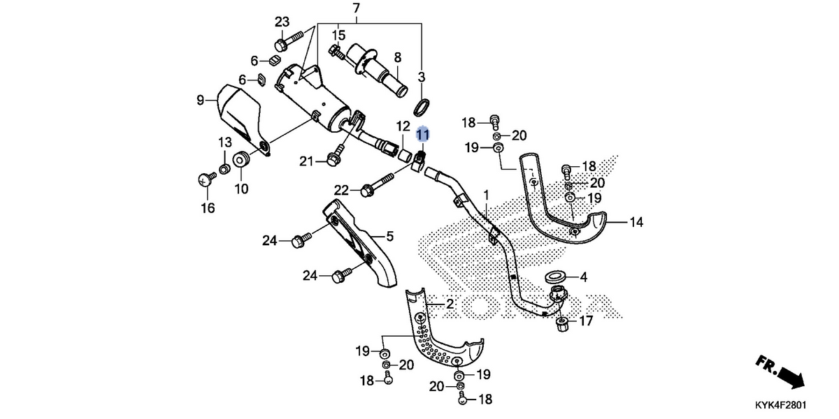 Honda OEM part 18371-K28-A60