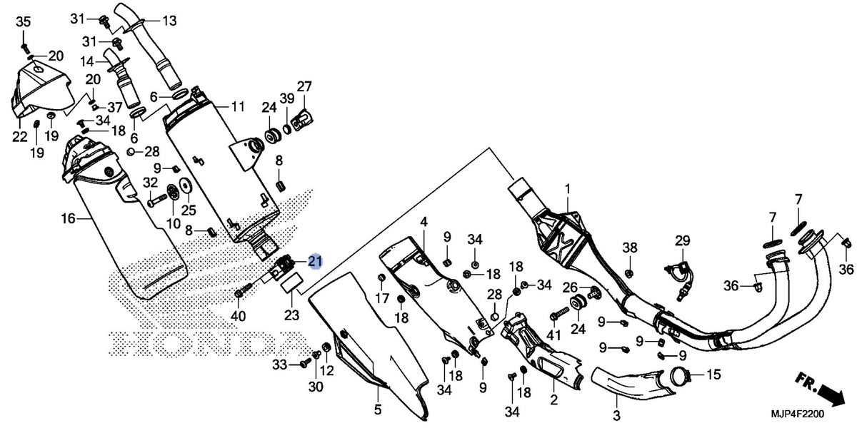 Honda OEM part 18371-MJP-G50