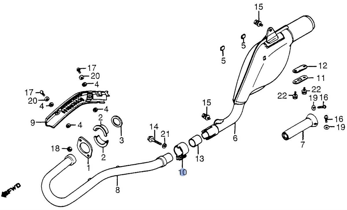 Honda OEM part 18371-VM5-000