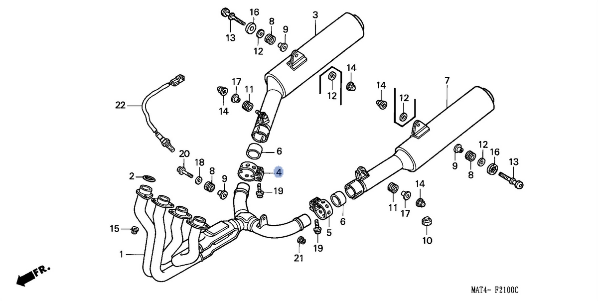 Honda OEM part 18372-MAT-000