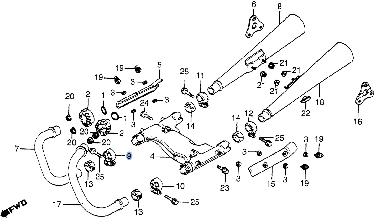Honda OEM part 18373-413-000