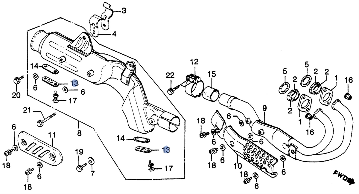 Honda OEM part 18373-429-010