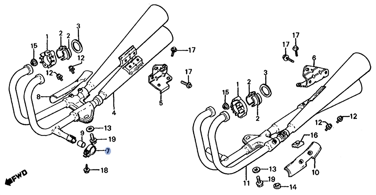 Honda OEM part 18373-461-000