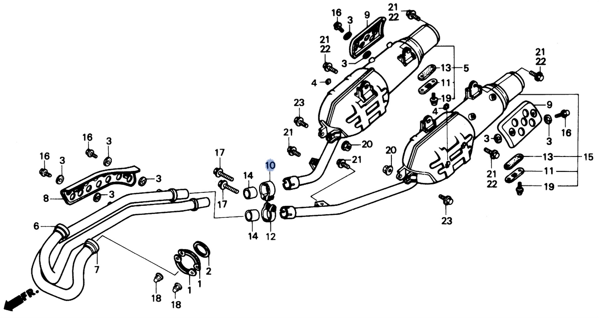 Honda OEM part 18373-KAB-000