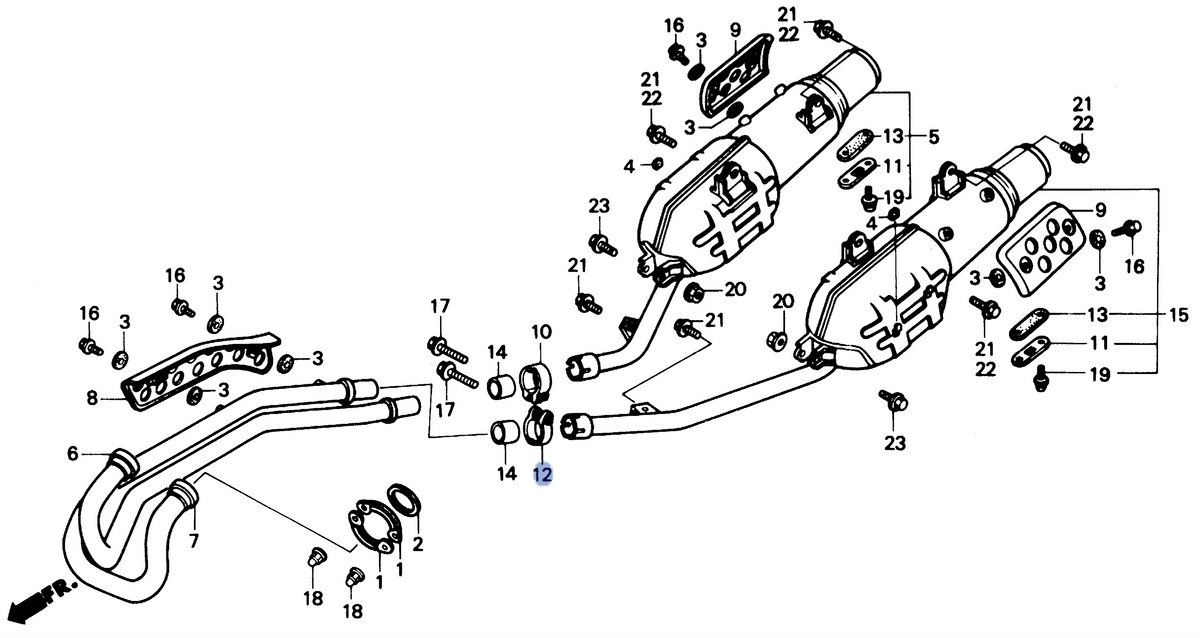 Honda OEM part 18374-MN1-670