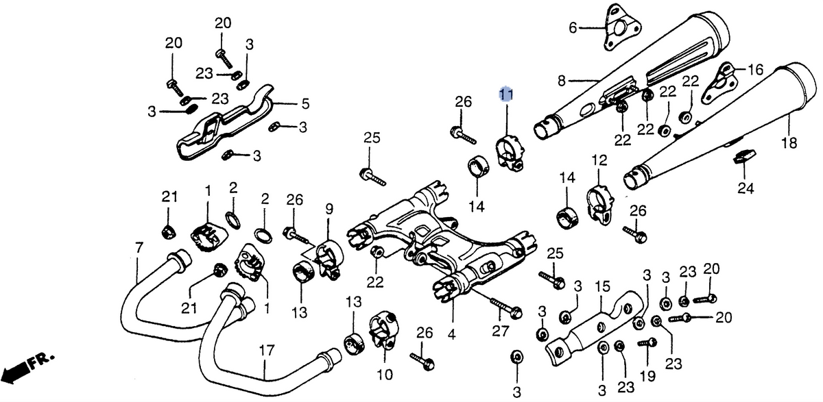 Honda OEM part 18375-413-000