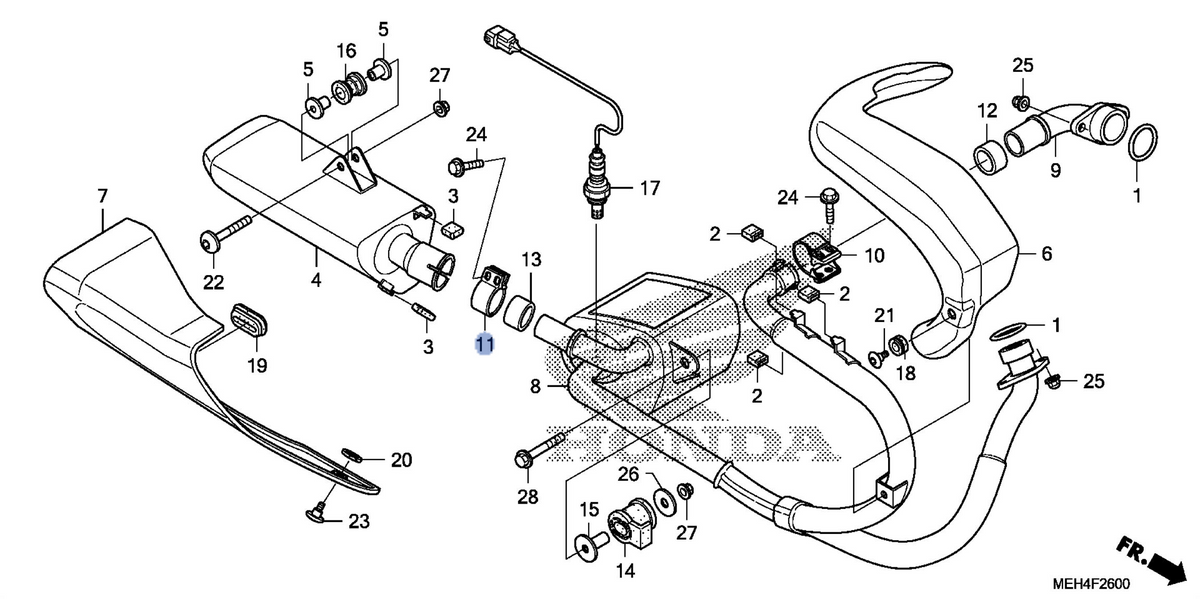 Honda OEM part 18375-MEH-000