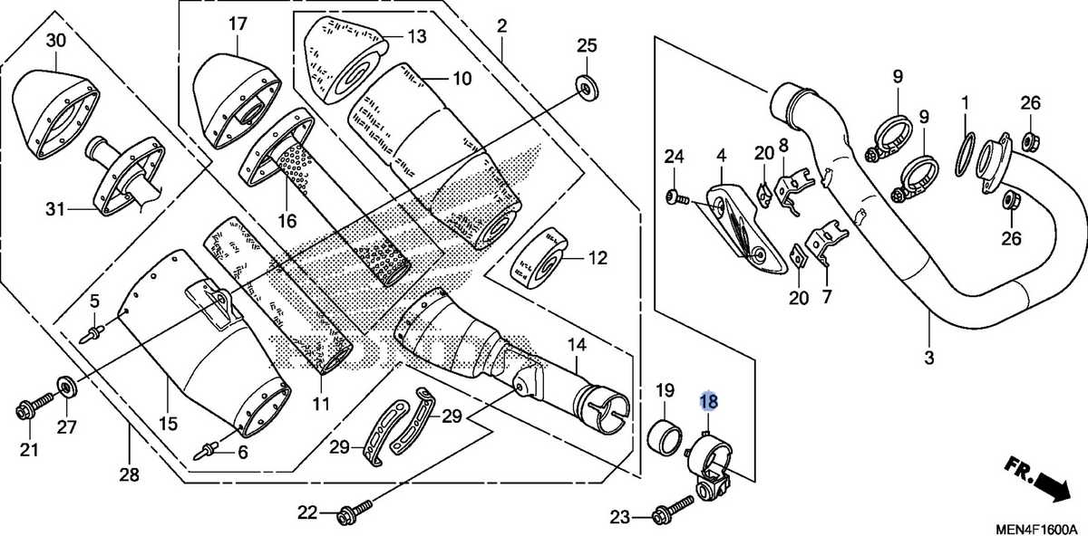 Honda OEM part 18375-MEN-A30