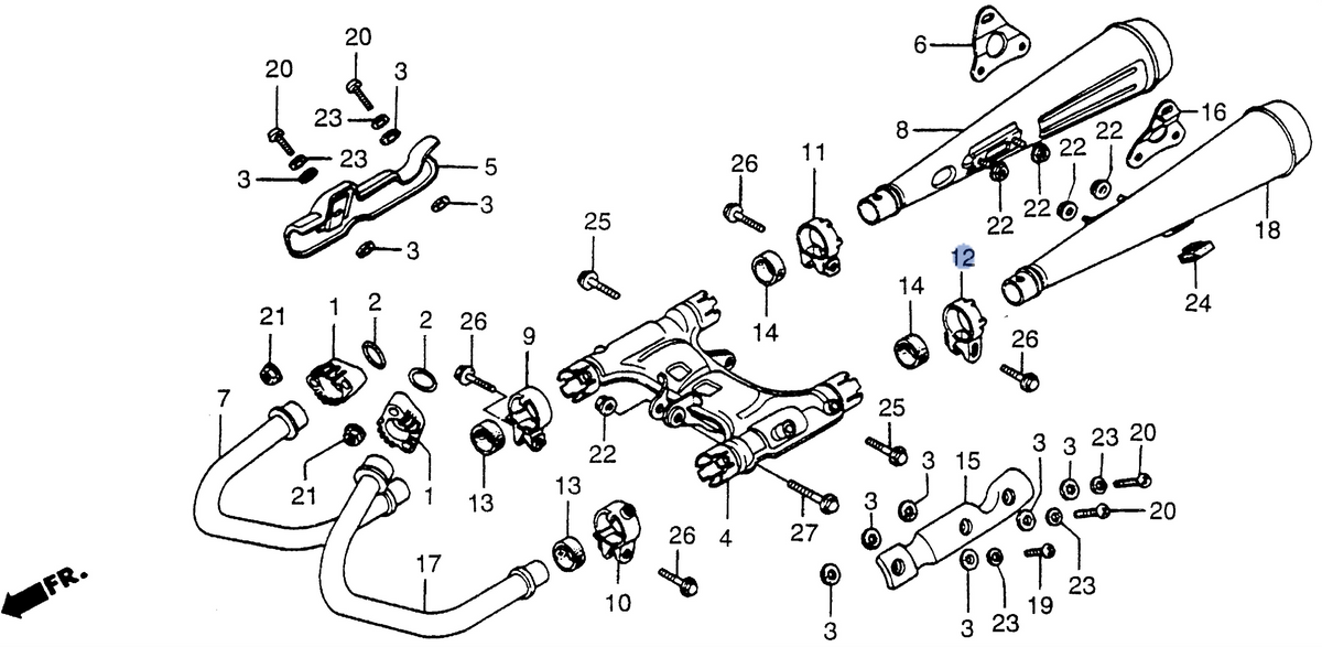 Honda OEM part 18376-413-000