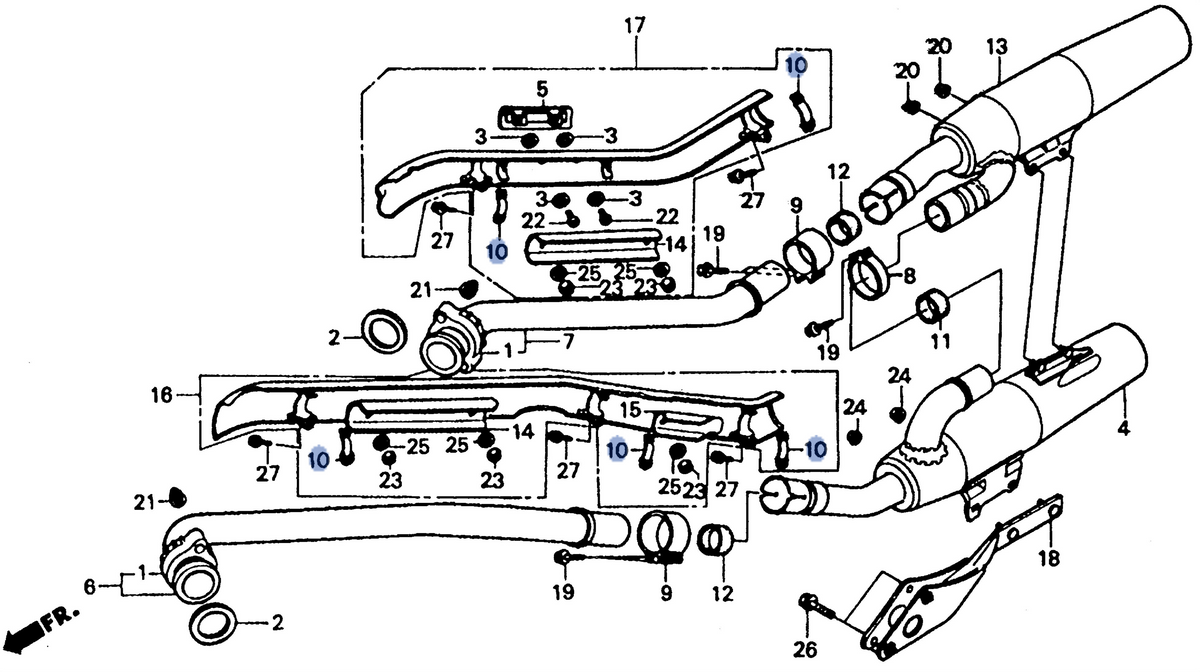 Honda OEM part 18376-MM8-000