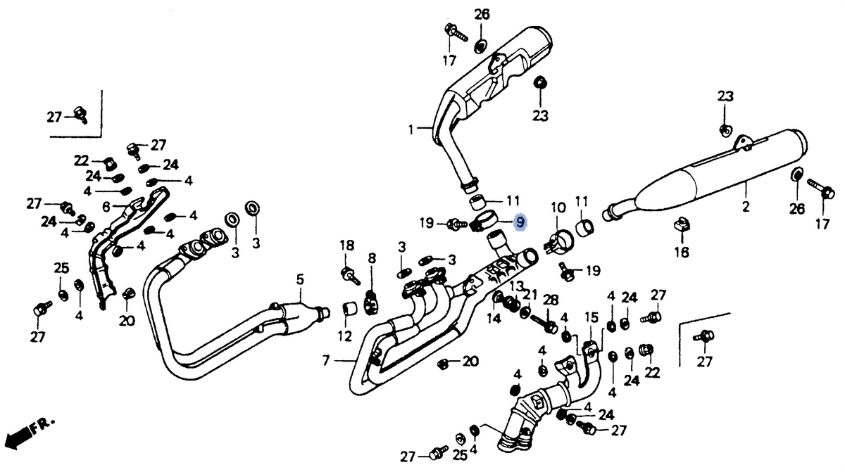 Honda OEM part 18376-MT3-000