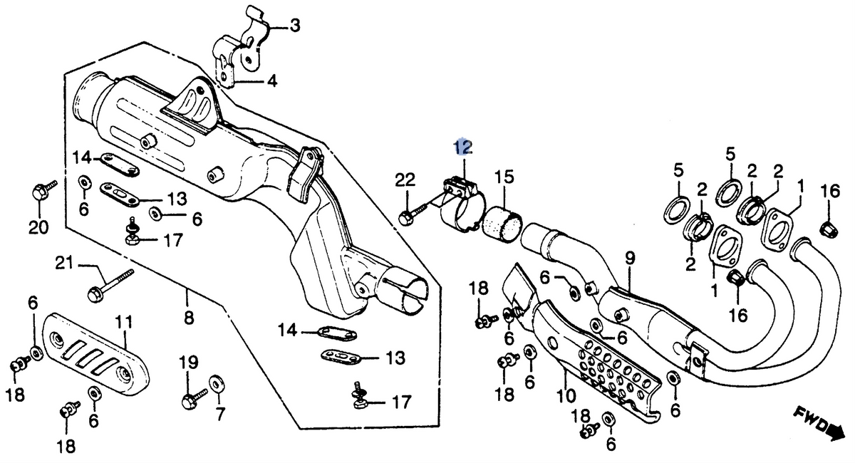 Honda OEM part 18377-MT3-000
