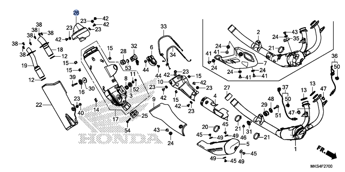 Honda OEM part 18380-MKS-E20