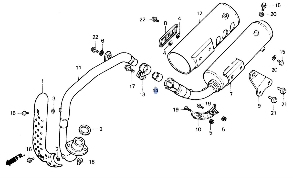 Honda OEM part 18391-HB7-000