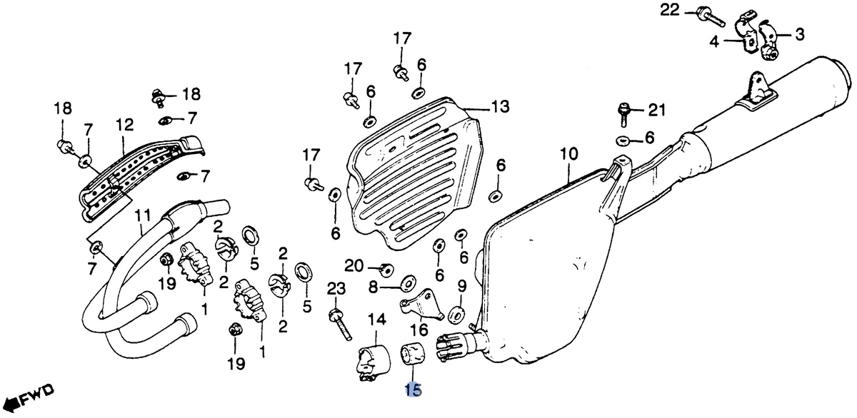 Honda OEM part 18391-MAM-000
