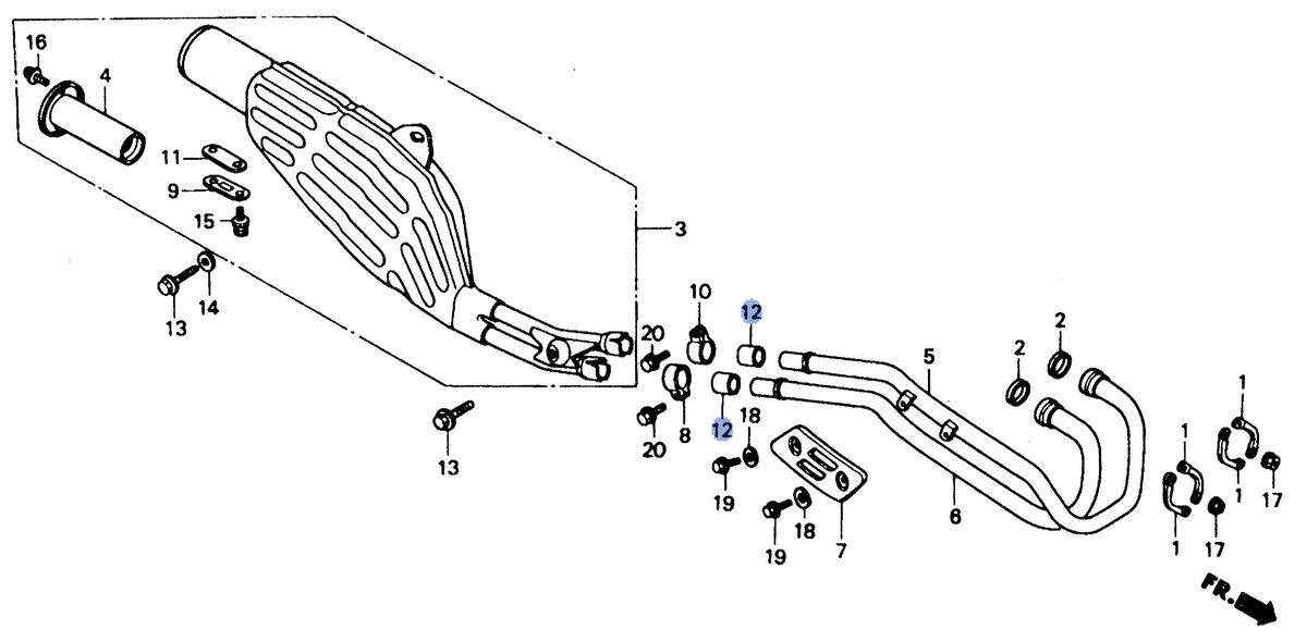 Honda OEM part 18391-MN1-670