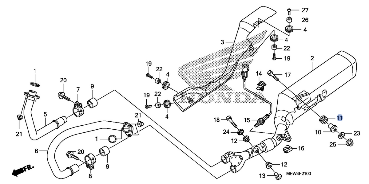 Honda OEM part 18397-MEW-920
