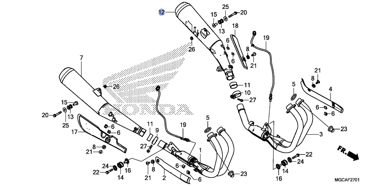 Honda OEM part 18410-MGC-305