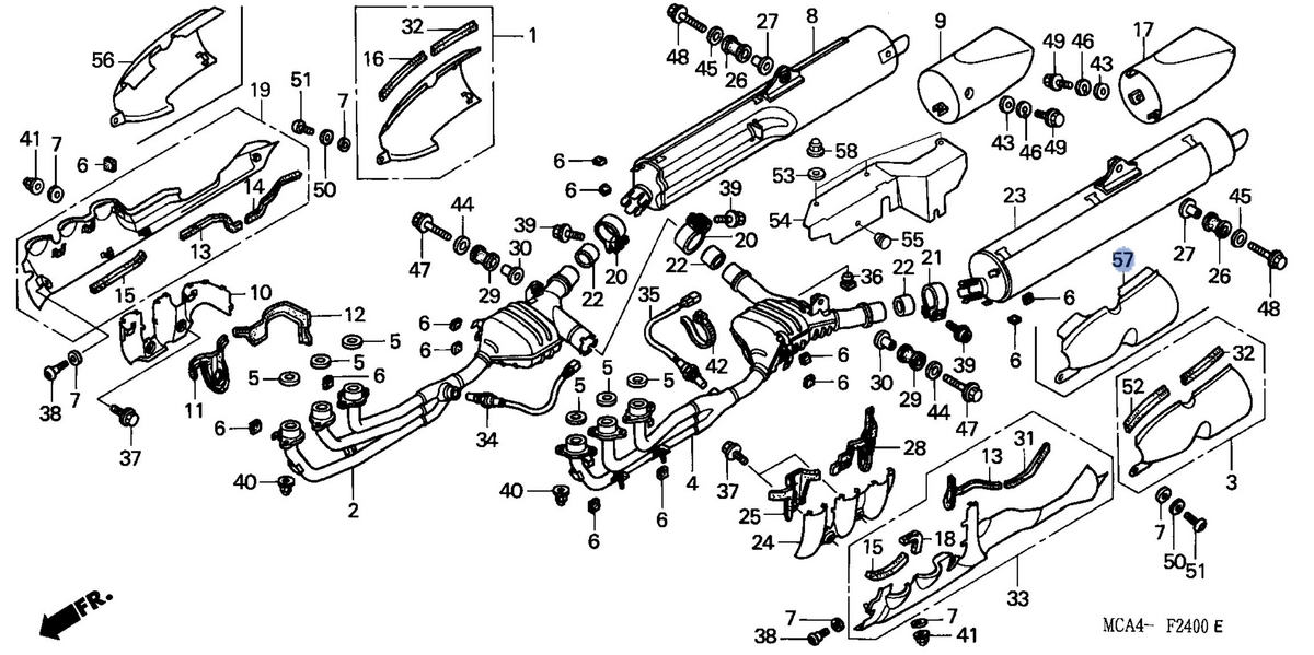 Honda OEM part 18417-MCA-A20