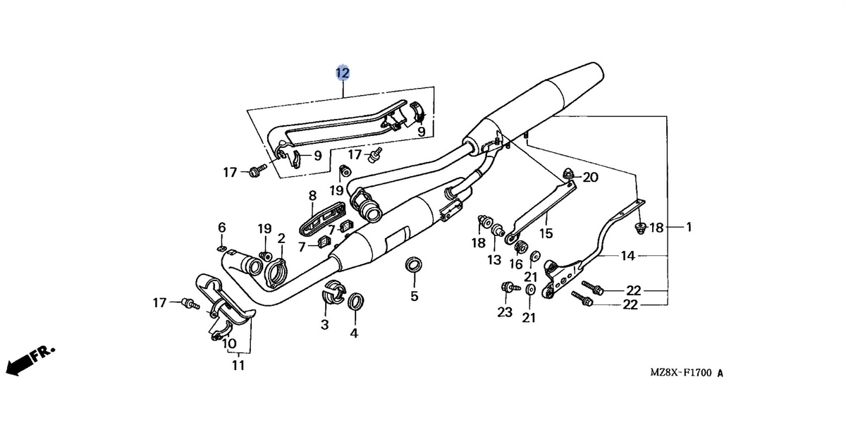 Honda OEM part 18418-MR1-003