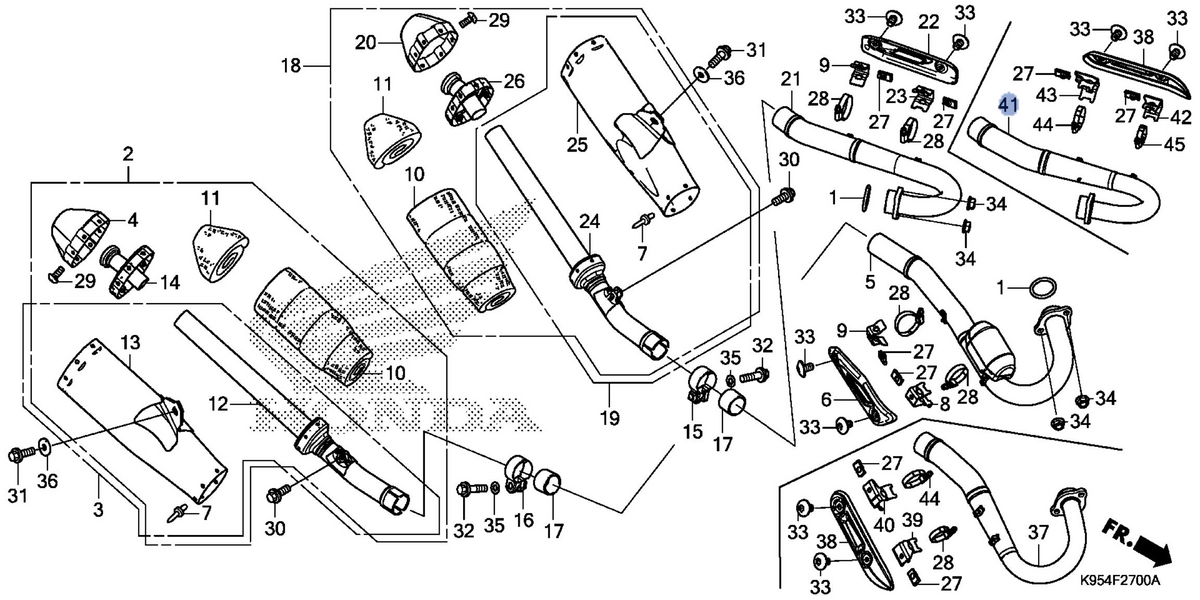 Honda OEM part 18420-K95-A60