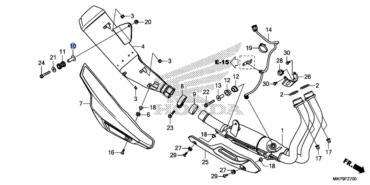 Honda OEM part 18420-MGZ-J00